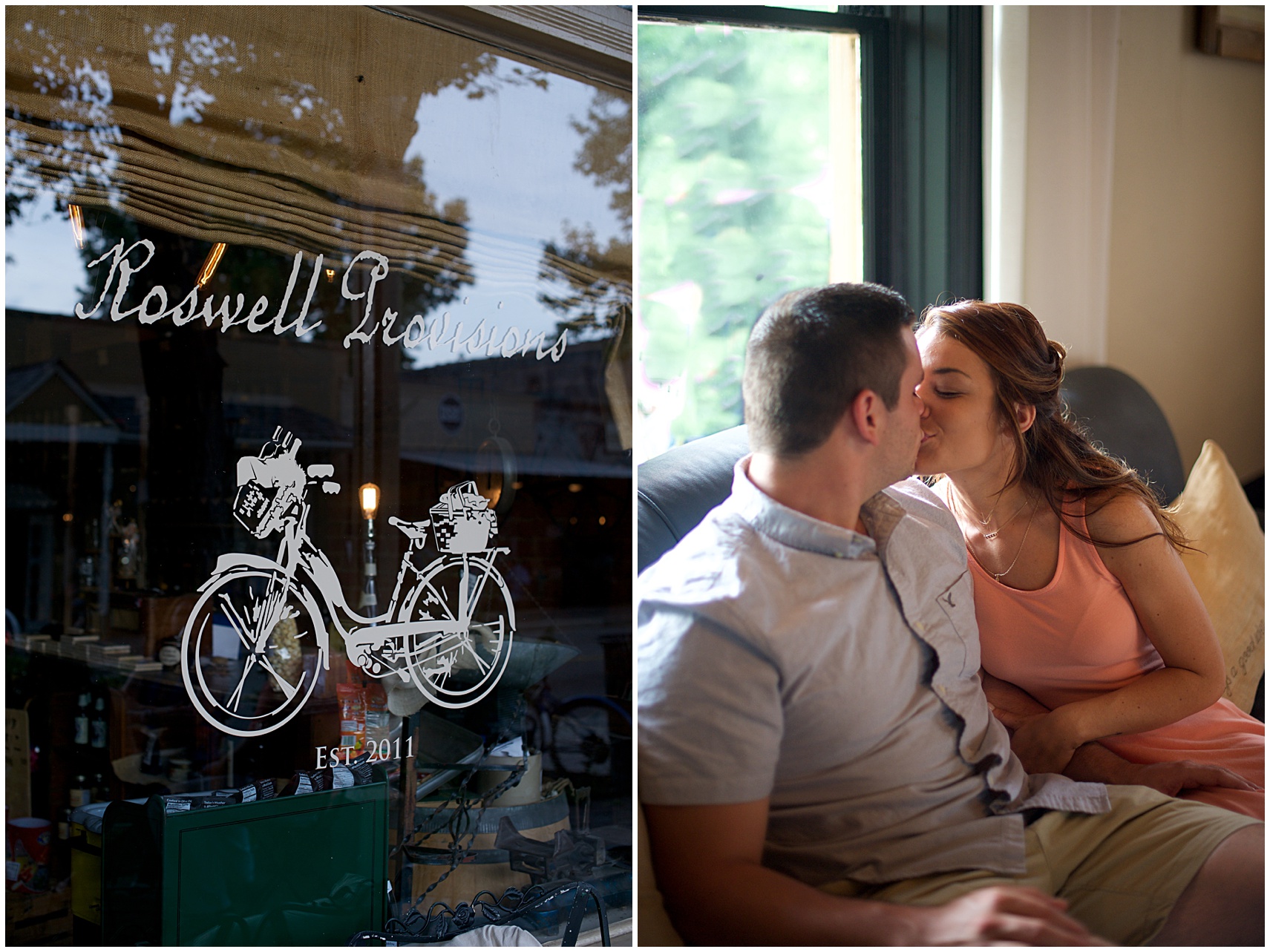 Roswell Provisions Engagement, Roswell, GA- Mandi Mitchell Photography