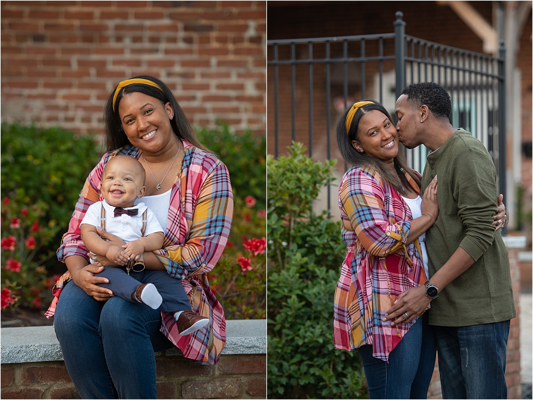 sweet family pictures with Roswell family photographer