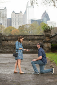 Piedmont Park engagement