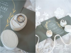 wedding details at The Greystone Estate Wedding Venue