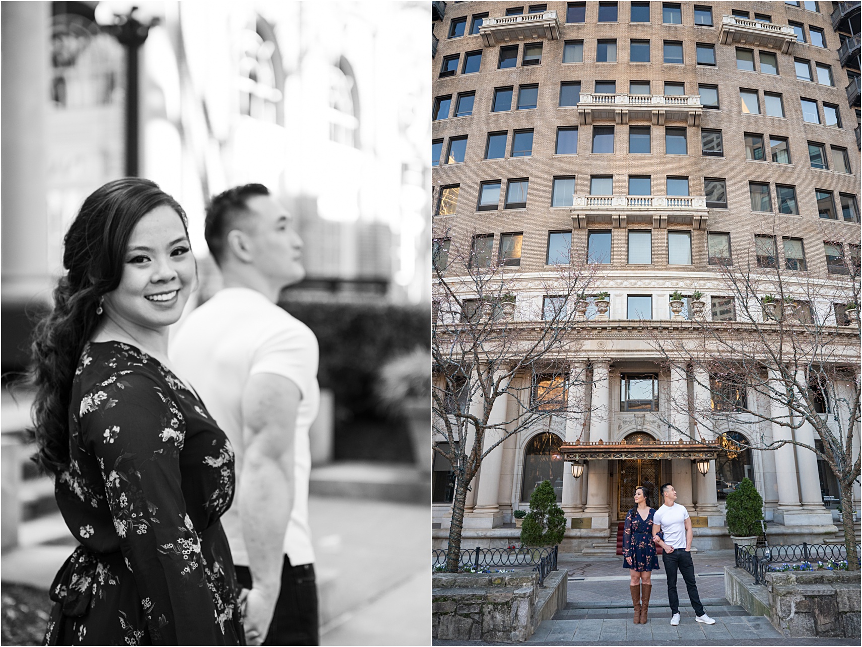 Midtown engagement session