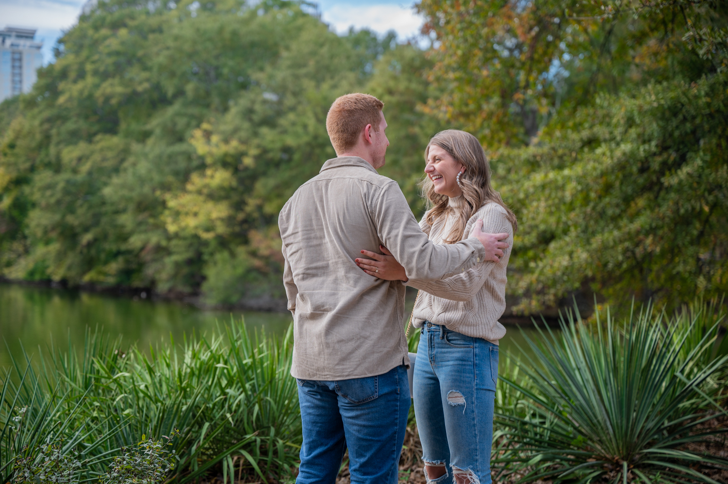 proposal at Piedmont Park