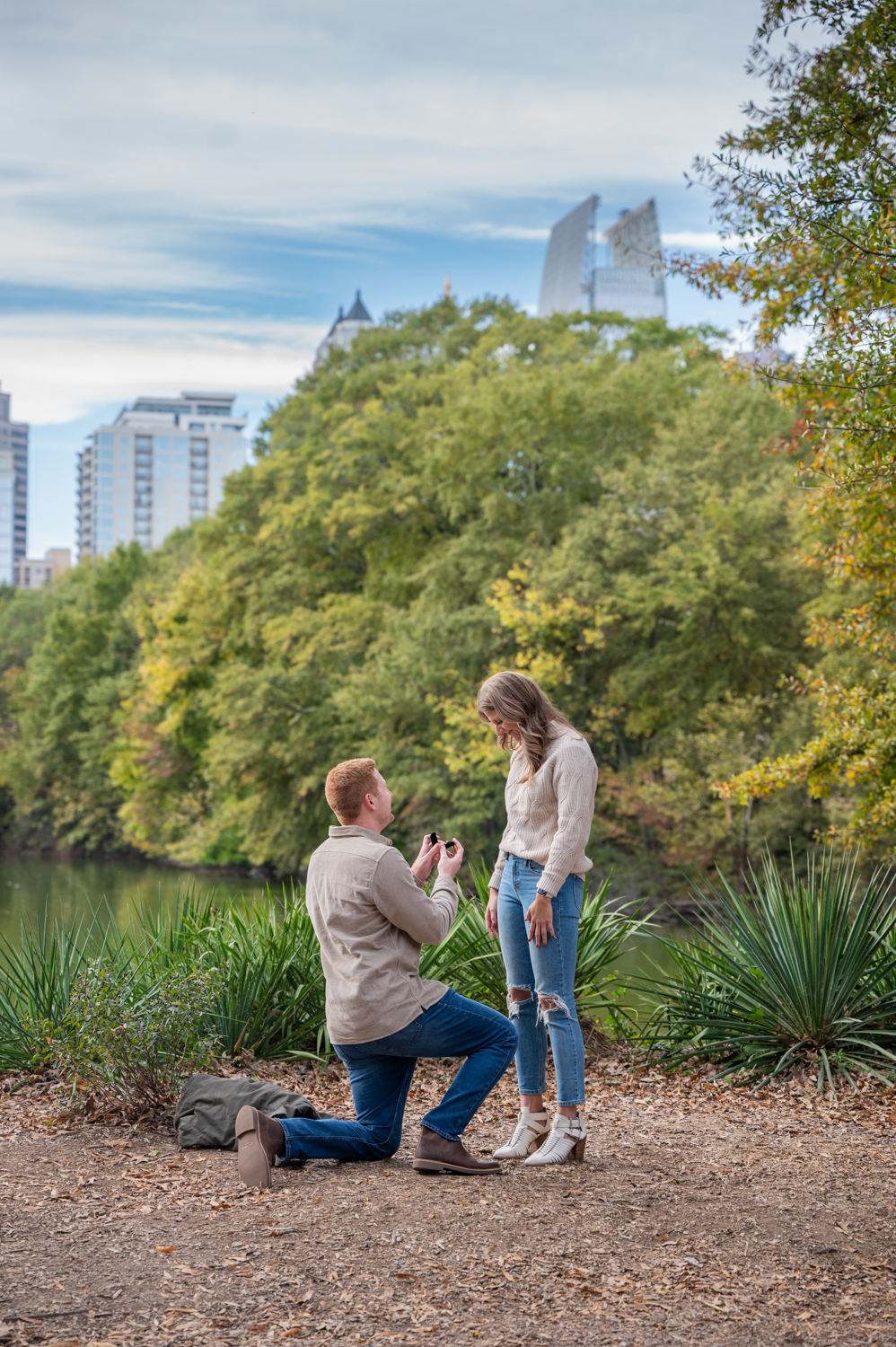 proposal at Piedmont Park