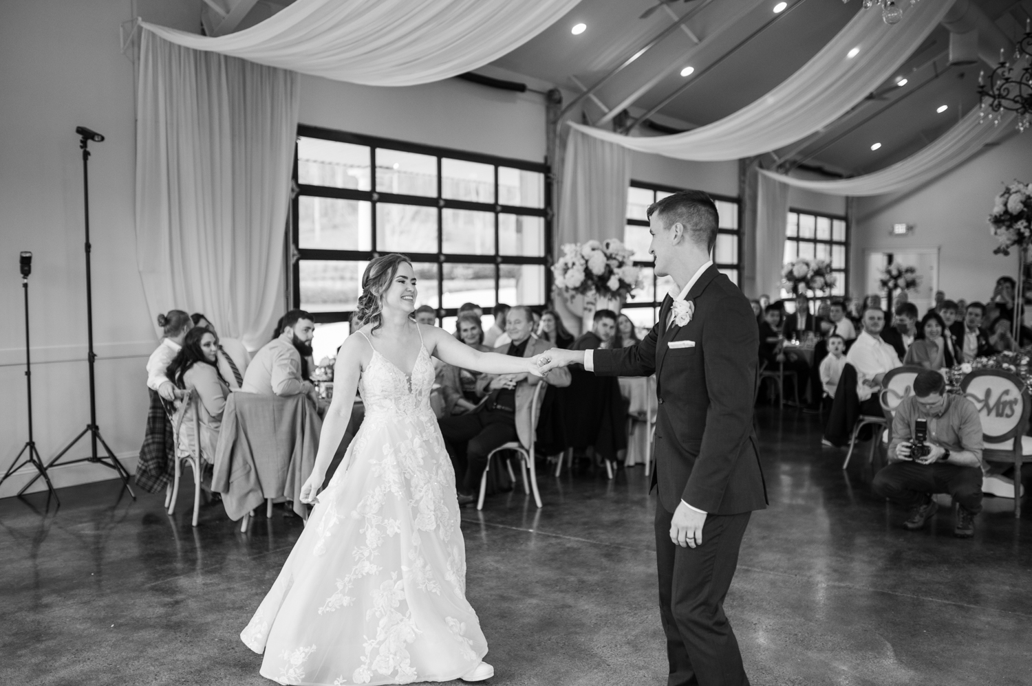 first dance at The Greystone Estate Wedding Venue