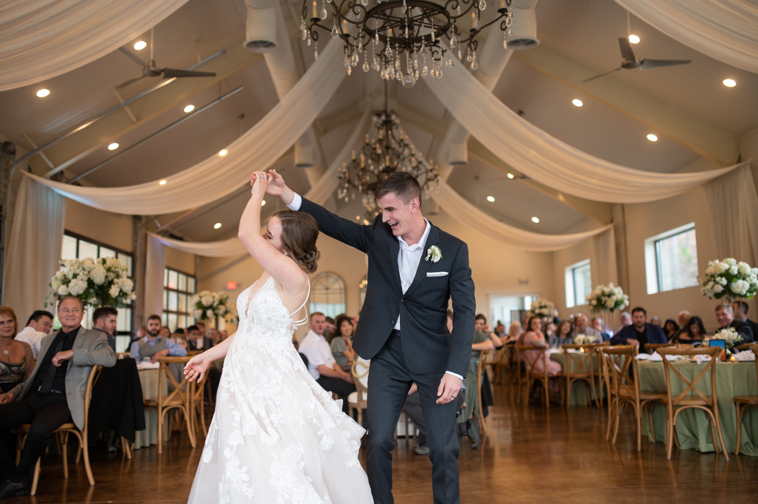 first dance at The Greystone Estate Wedding Venue