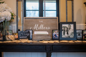 reception details at The Greystone Estate Wedding Venue