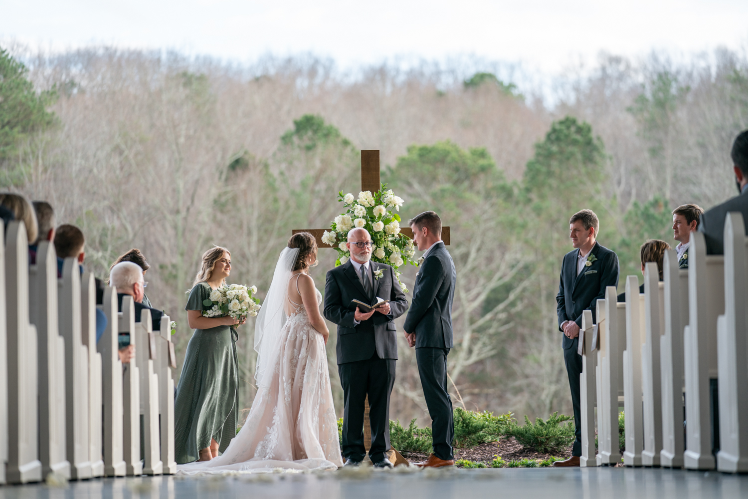 ceremony at The Greystone Estate Wedding Venue
