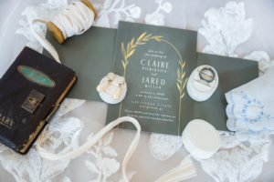 wedding details at The Greystone Estate Wedding Venue