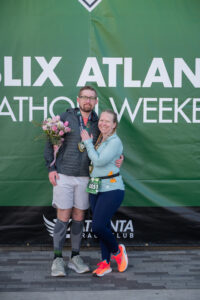 Publix Half Marathon, Atlanta Track Club, Publix Half Marathon proposal, race proposal, Atlanta proposal photographer, Atlanta proposal photography, Atlanta proposal, Atlanta wedding photographer, Publix Marathon